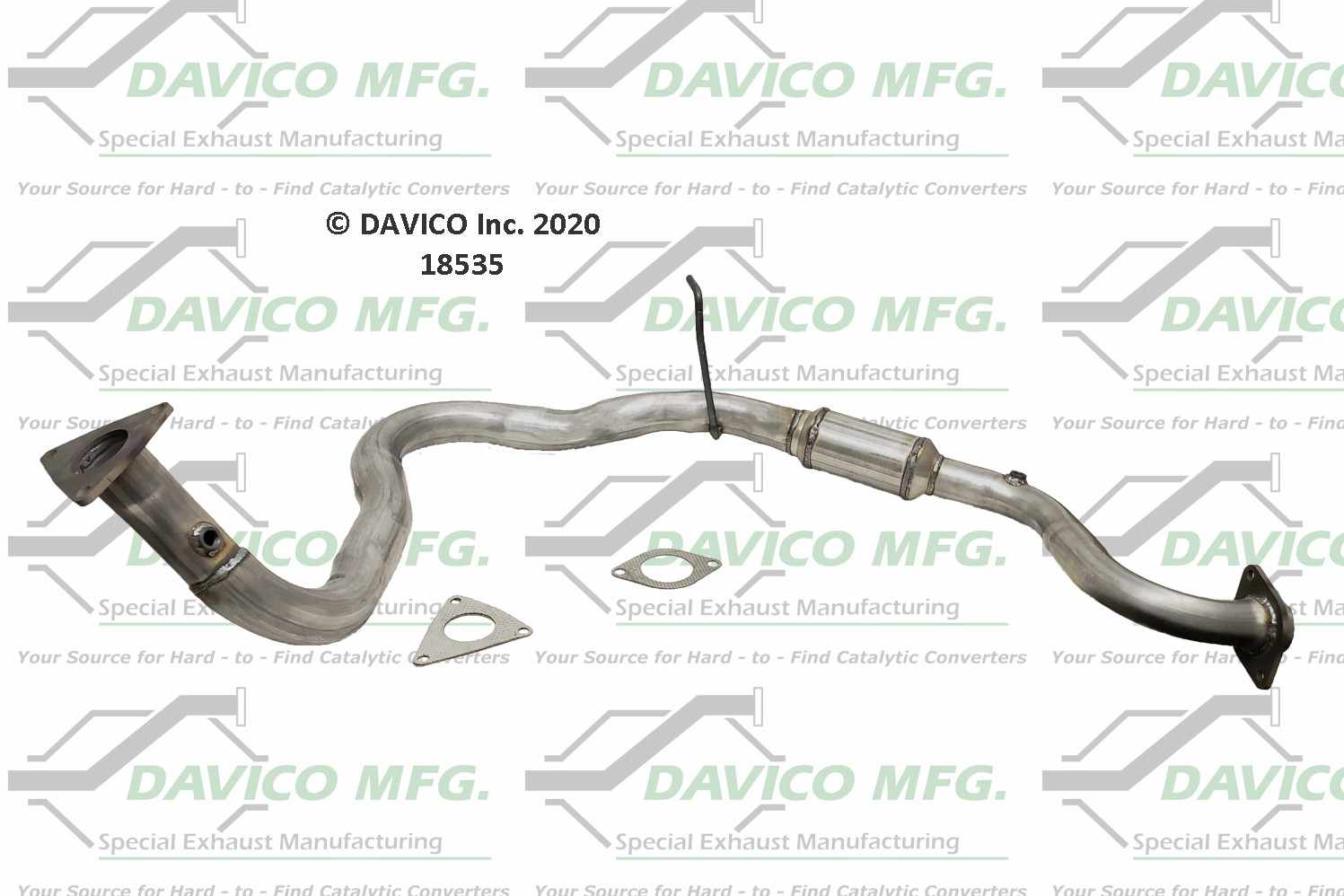 Davico Mfg Exact-Fit Catalytic Converter 18535