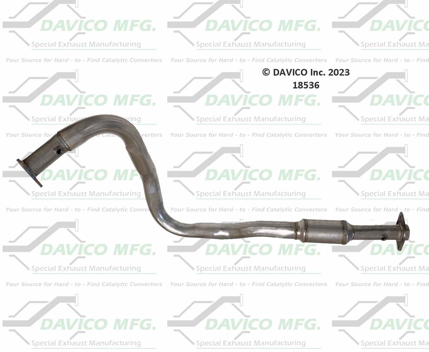 Davico Mfg Exact-Fit Catalytic Converter 18536