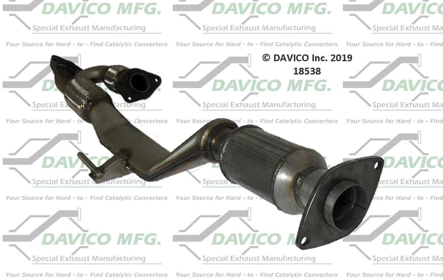 Davico Mfg Exact-Fit Catalytic Converter 18538