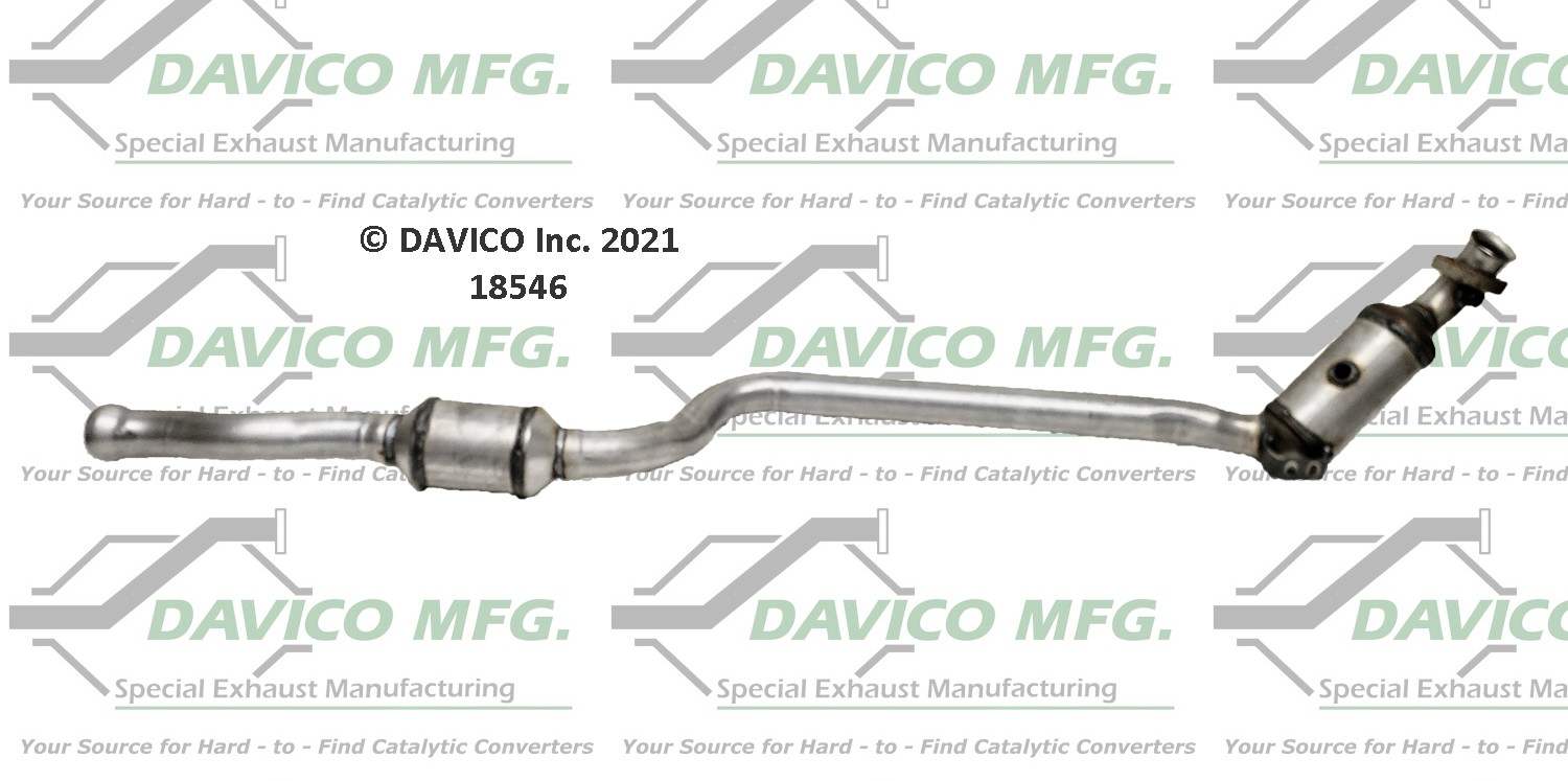 Davico Mfg Exact-Fit Catalytic Converter 18546