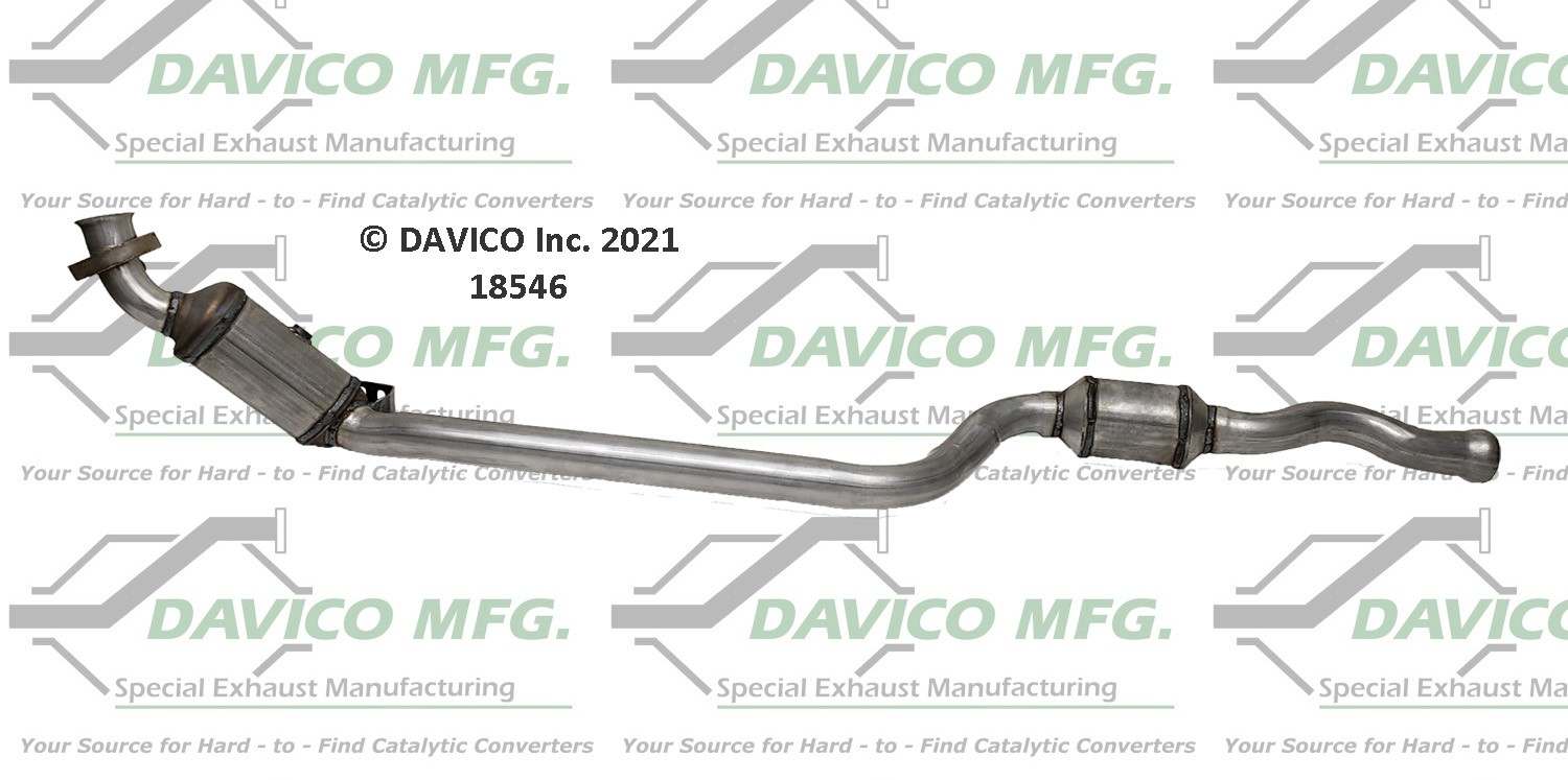 Davico Mfg Exact-Fit Catalytic Converter 18546