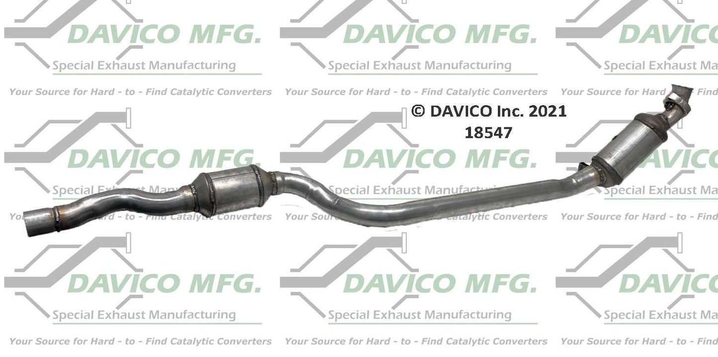 Davico Mfg Exact-Fit Catalytic Converter 18547
