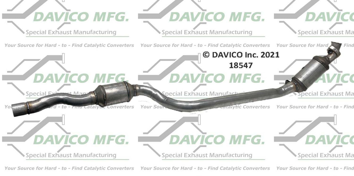 Davico Mfg Exact-Fit Catalytic Converter 18547