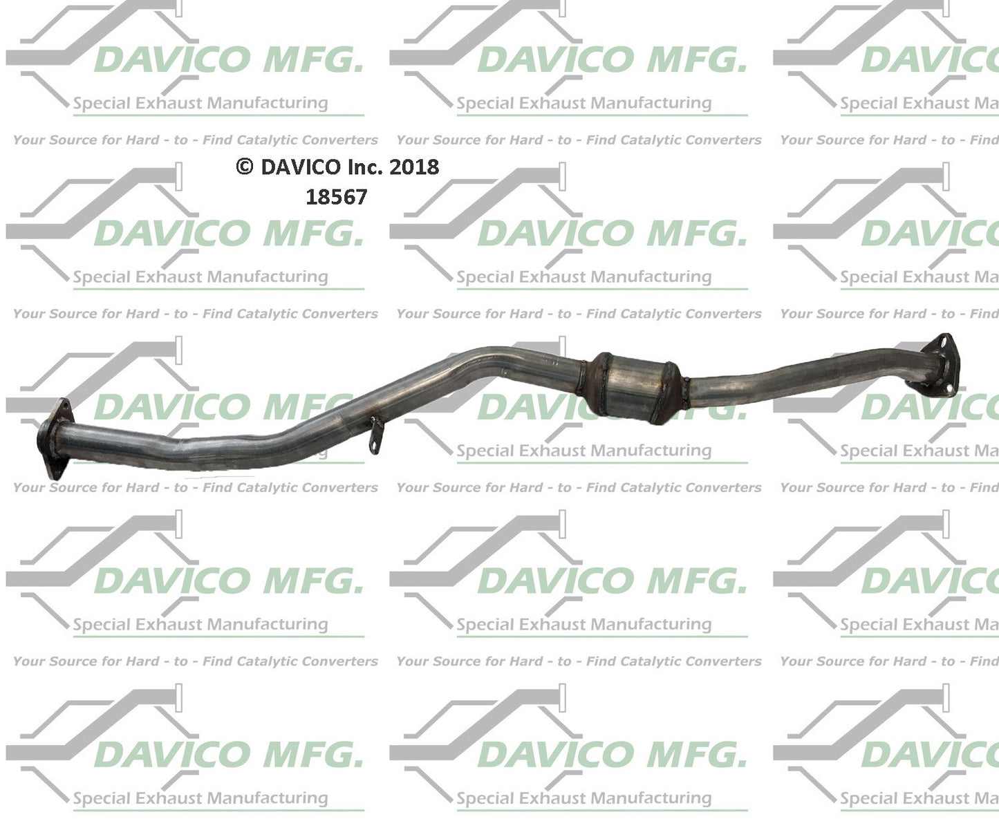 Davico Mfg Exact-Fit Catalytic Converter 18567