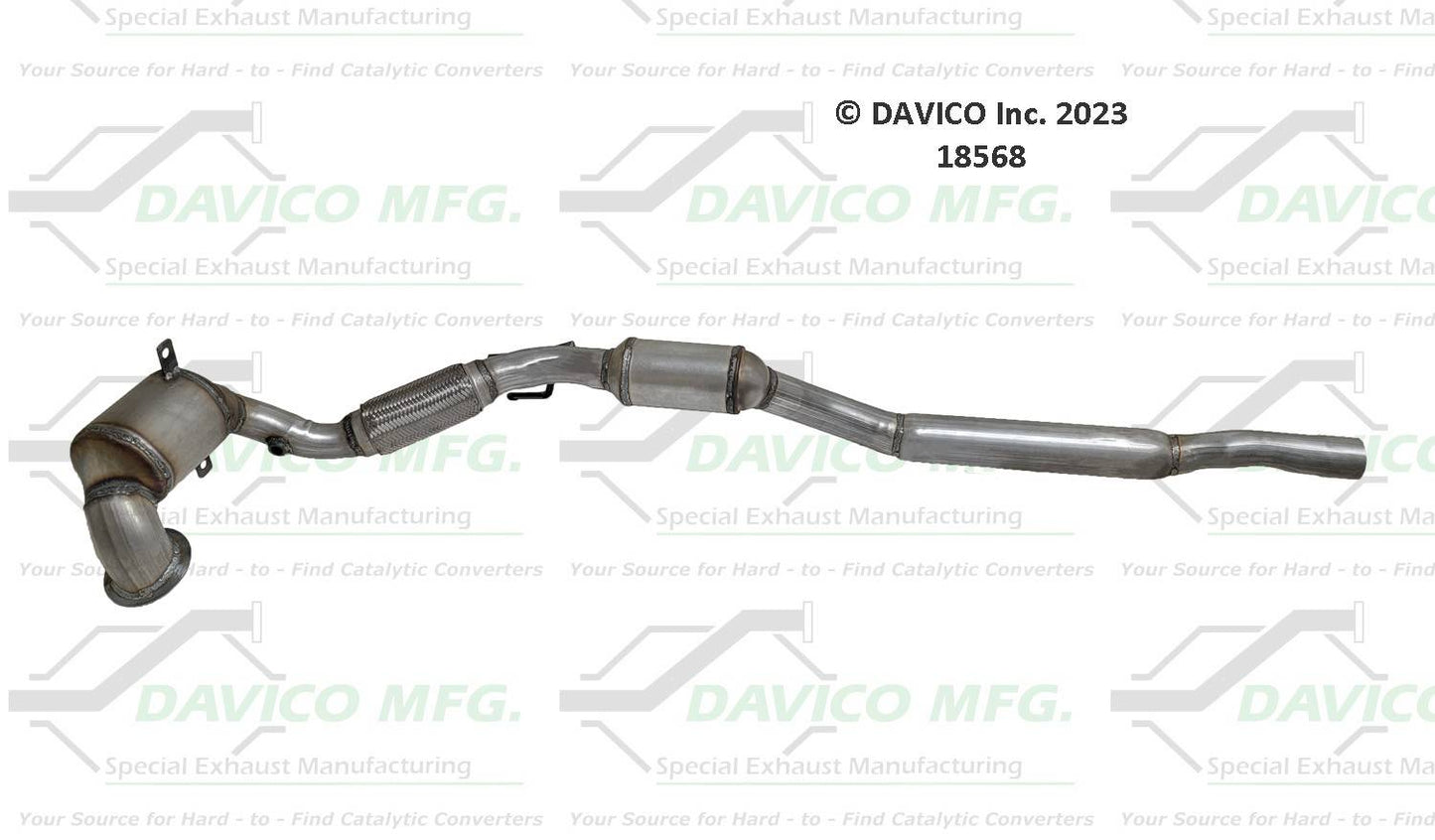 Davico Mfg Exact-Fit Catalytic Converter 18568