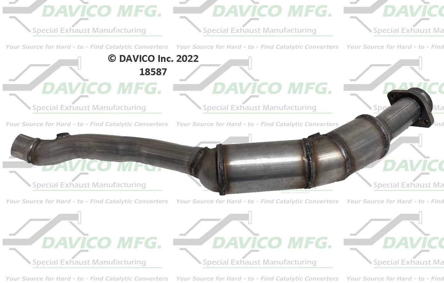 Davico Mfg Exact-Fit Catalytic Converter 18587