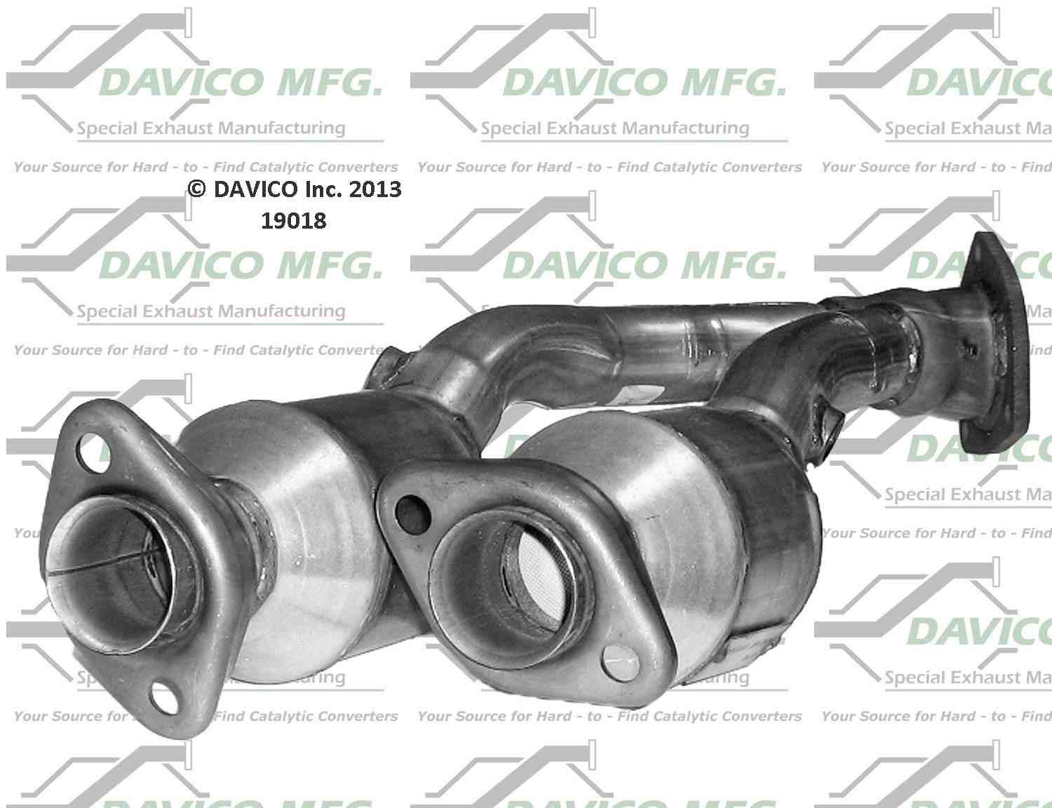 Davico Mfg Exact-Fit Catalytic Converter 19018