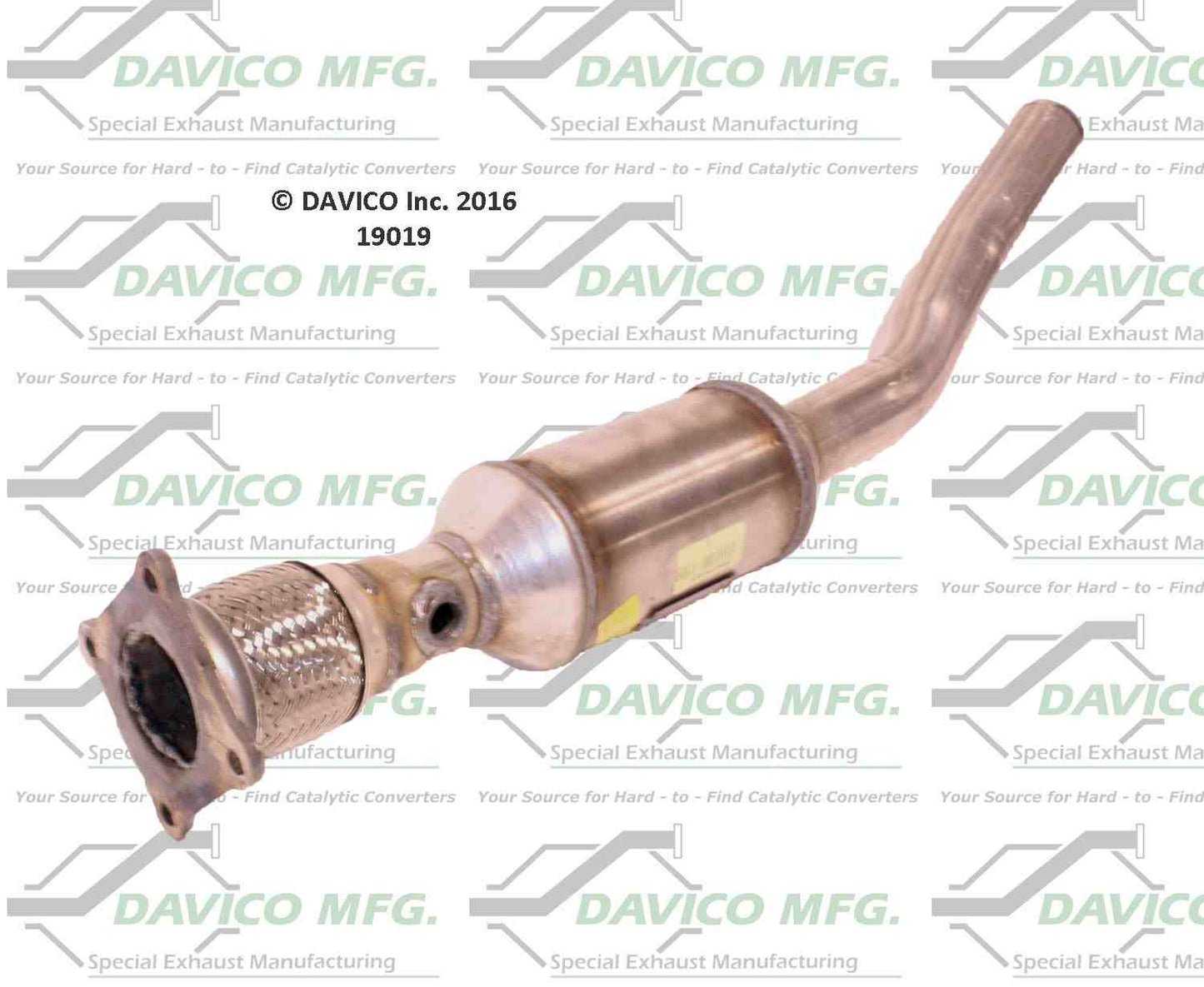 Davico Mfg Exact-Fit Catalytic Converter 19019