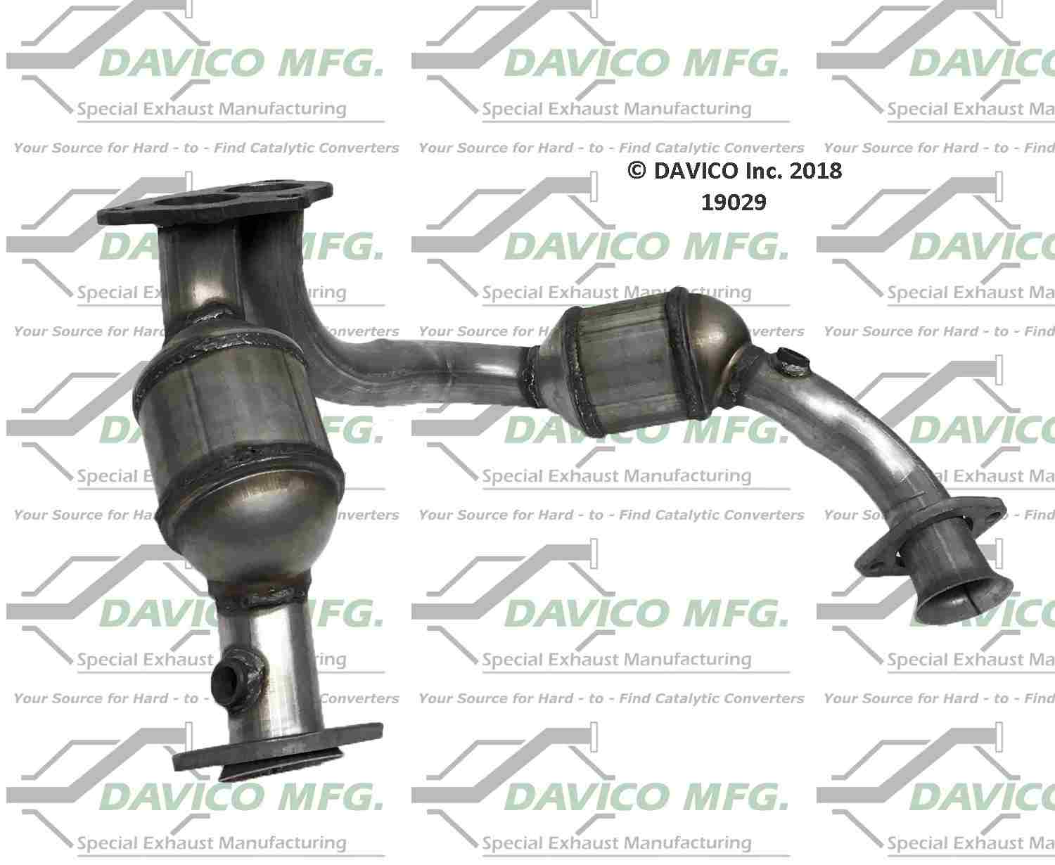 Davico Mfg Exact-Fit Catalytic Converter 19029