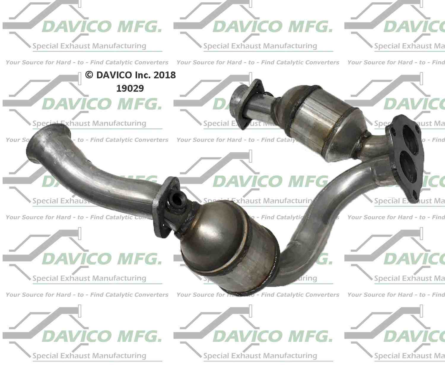 Davico Mfg Exact-Fit Catalytic Converter 19029