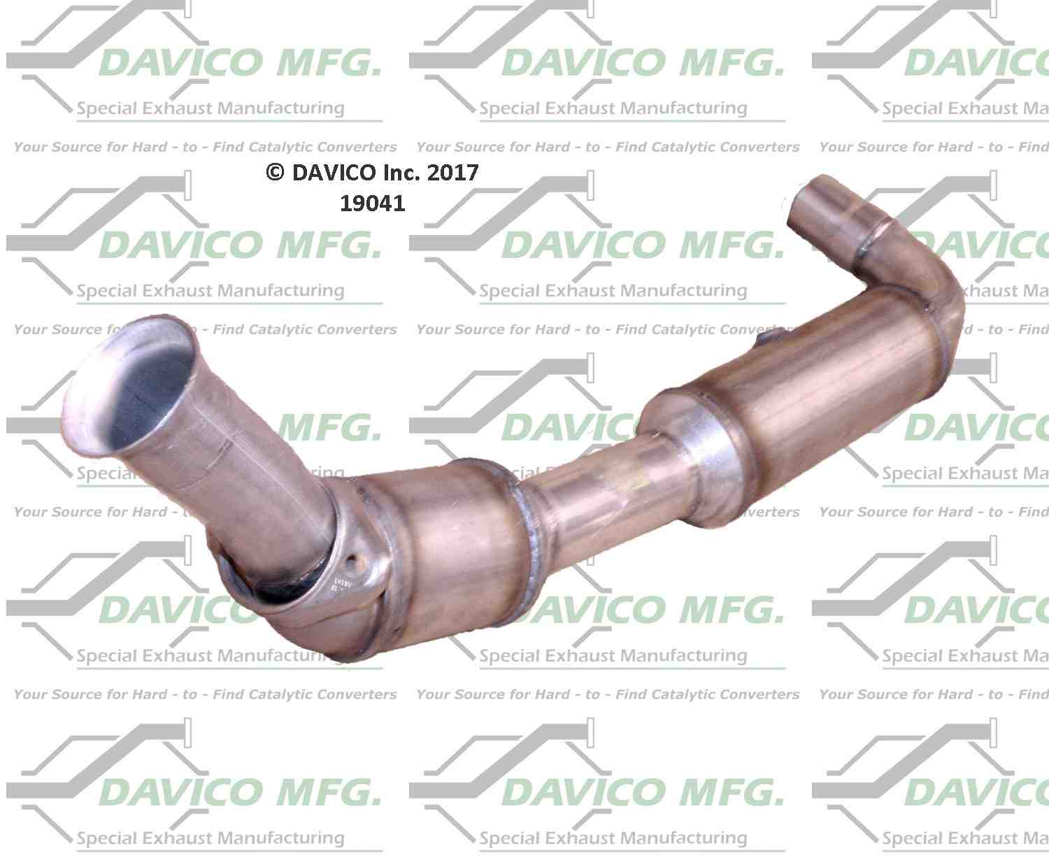 Davico Mfg Exact-Fit Catalytic Converter 19041