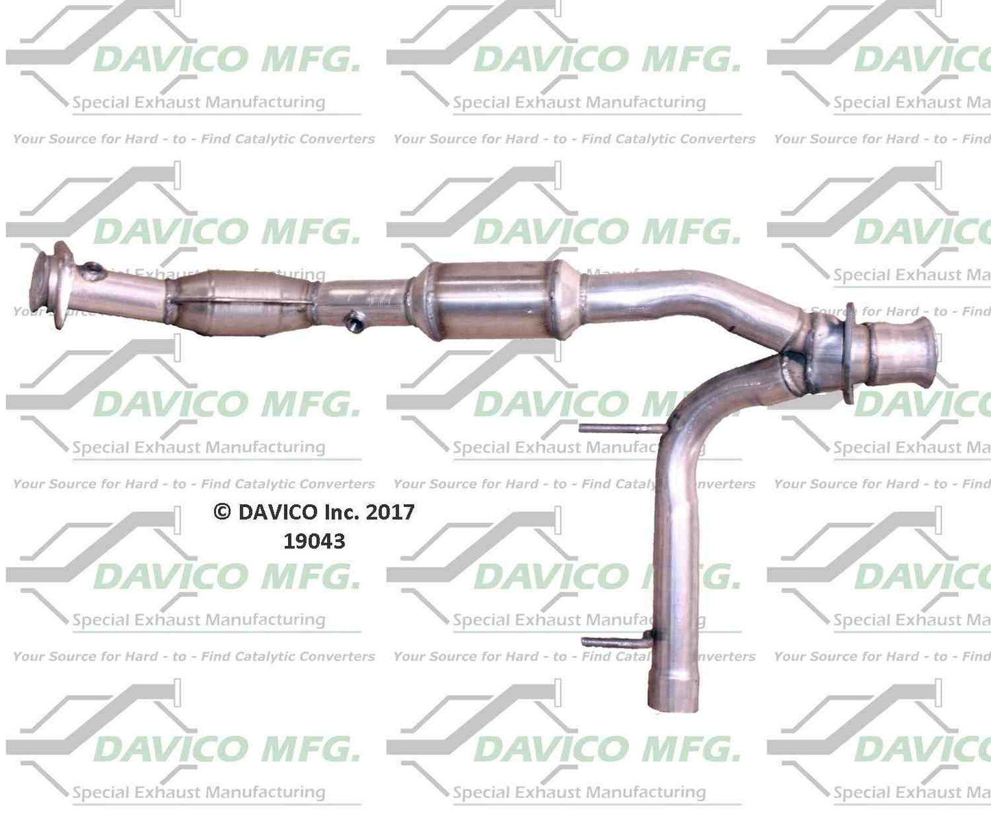 Davico Mfg Exact-Fit Catalytic Converter 19043