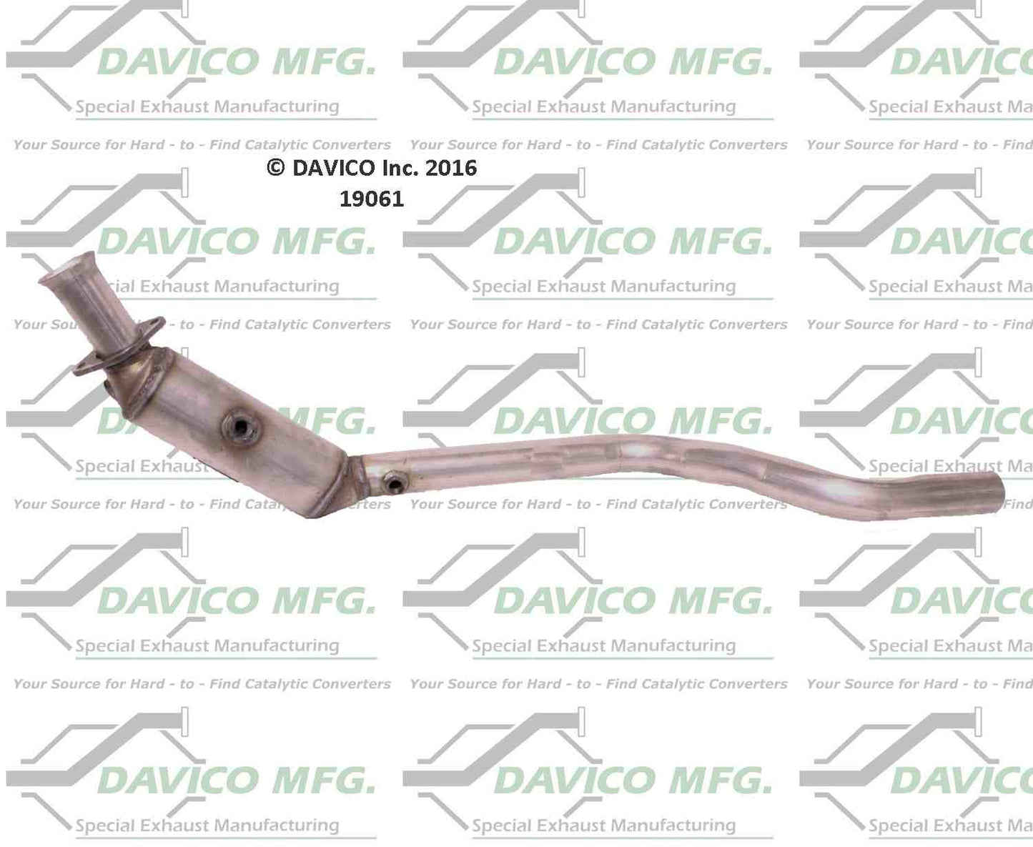 Davico Mfg Exact-Fit Catalytic Converter 19061