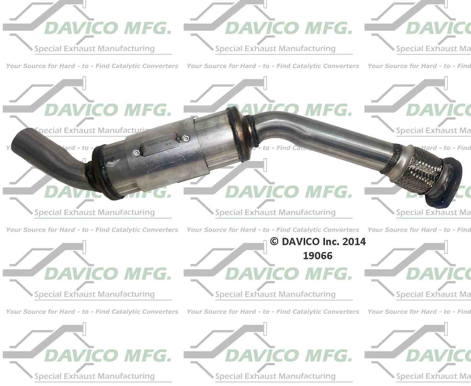 Davico Mfg Exact-Fit Catalytic Converter 19066