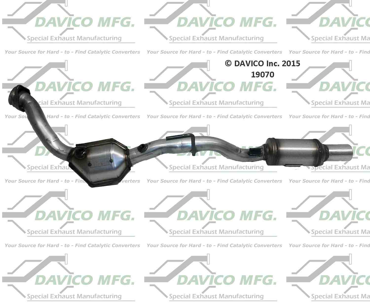 Davico Mfg Exact-Fit Catalytic Converter 19070