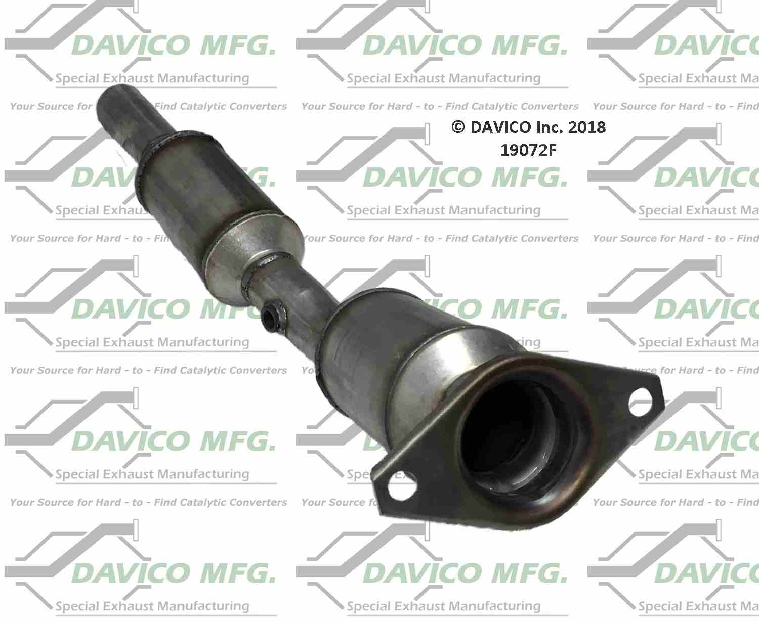 Davico Mfg Exact-Fit Catalytic Converter 19072F