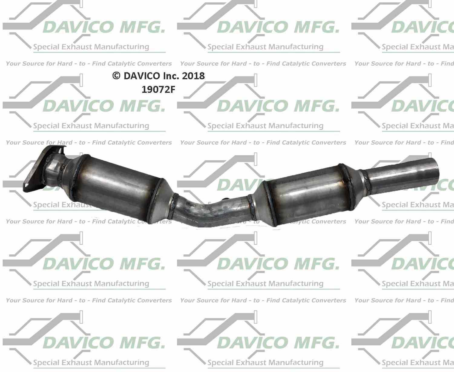 Davico Mfg Exact-Fit Catalytic Converter 19072F