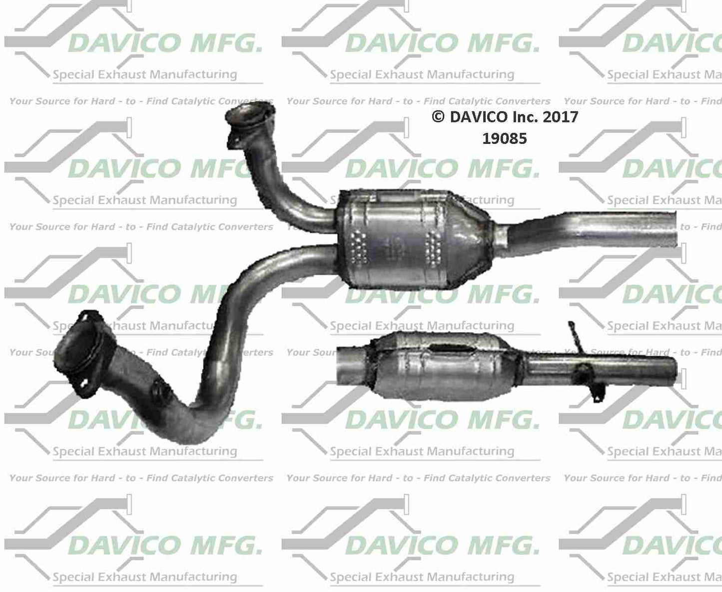 Davico Mfg Exact-Fit Catalytic Converter 19085