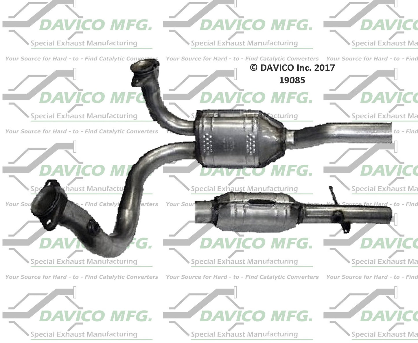 Davico Mfg Exact-Fit Catalytic Converter 19085