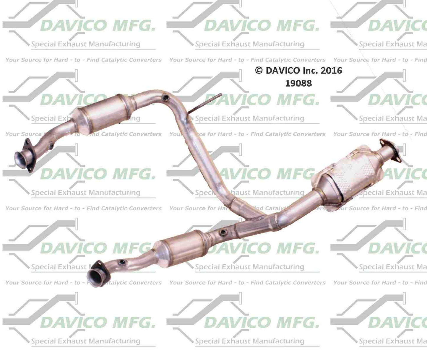 Davico Mfg Exact-Fit Catalytic Converter 19088
