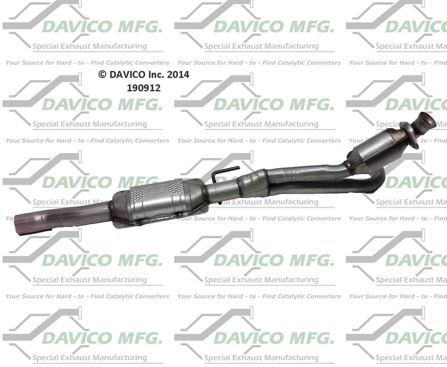 Davico Mfg Exact-Fit Catalytic Converter 190912