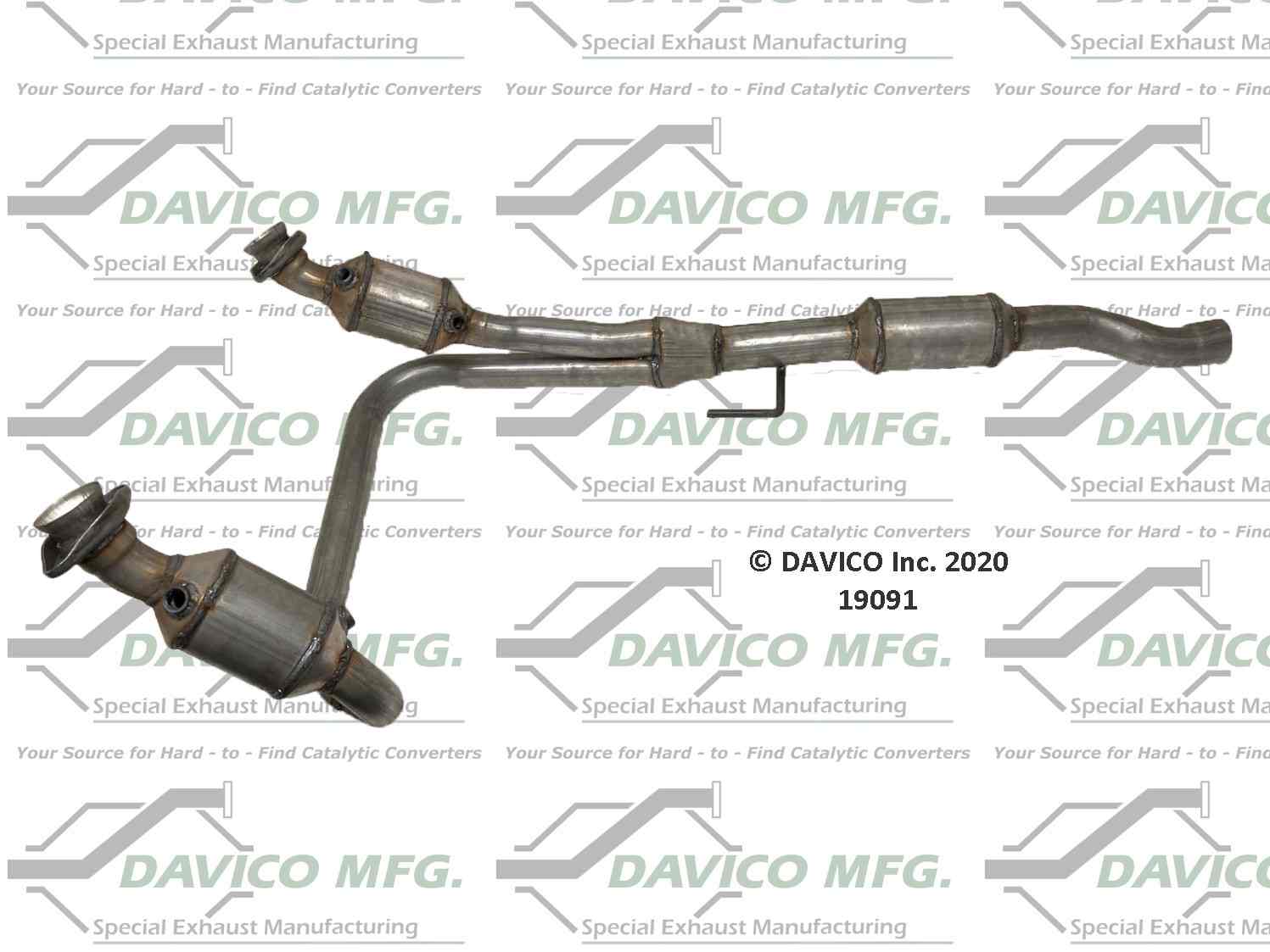 Davico Mfg Exact-Fit Catalytic Converter 19091