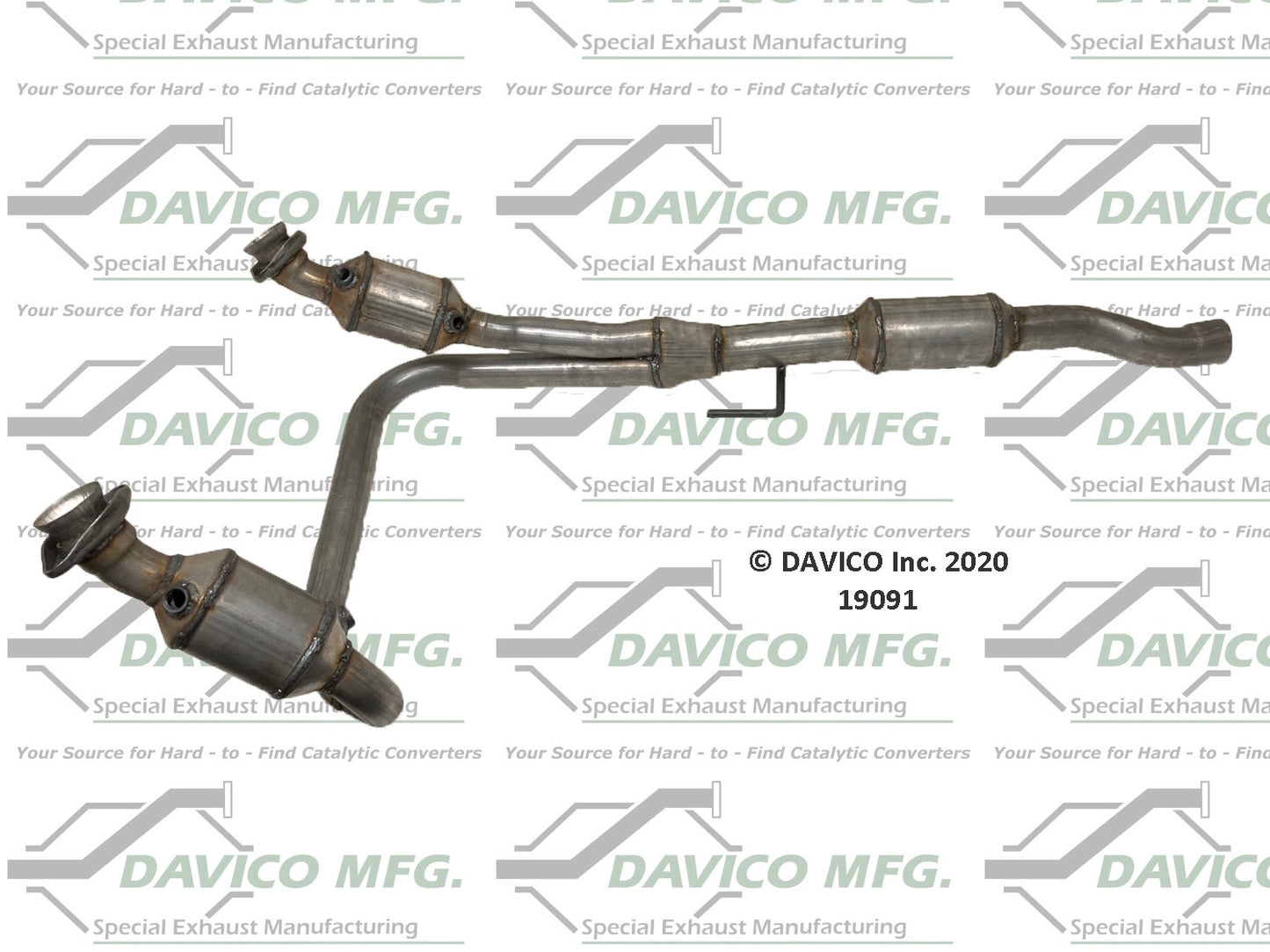 Davico Mfg Exact-Fit Catalytic Converter 19091
