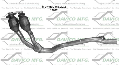 Davico Mfg Catalytic Converter 19092