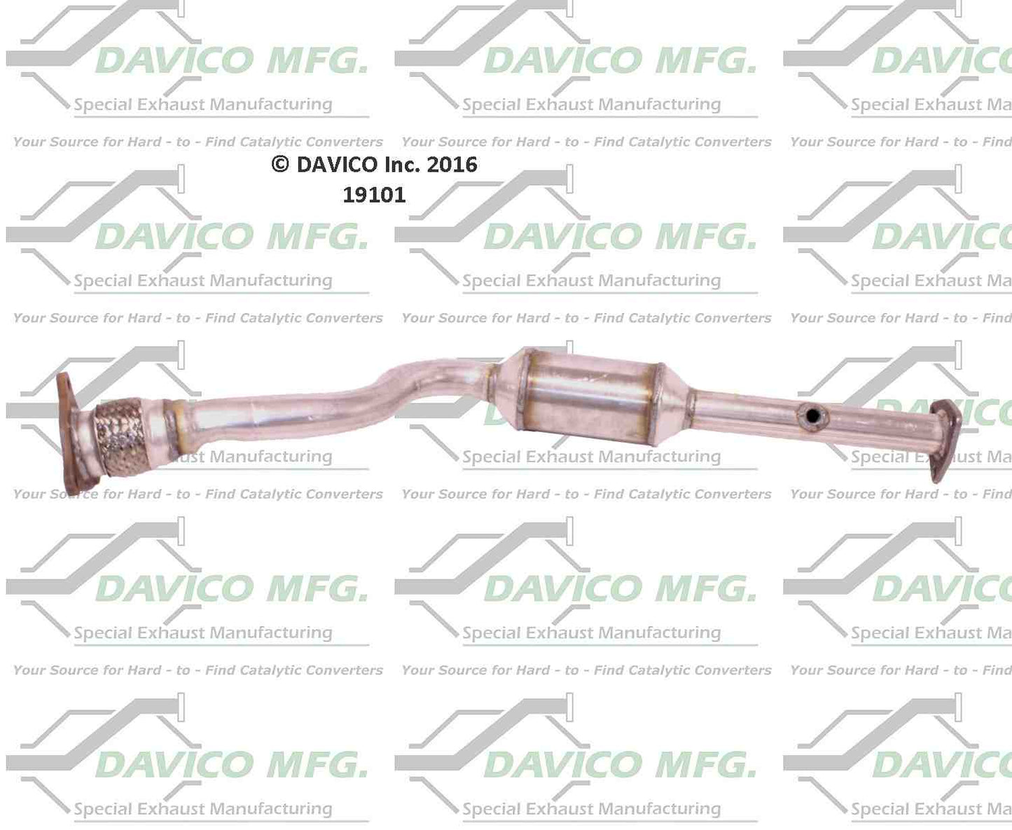 Davico Mfg Exact-Fit Catalytic Converter 19101