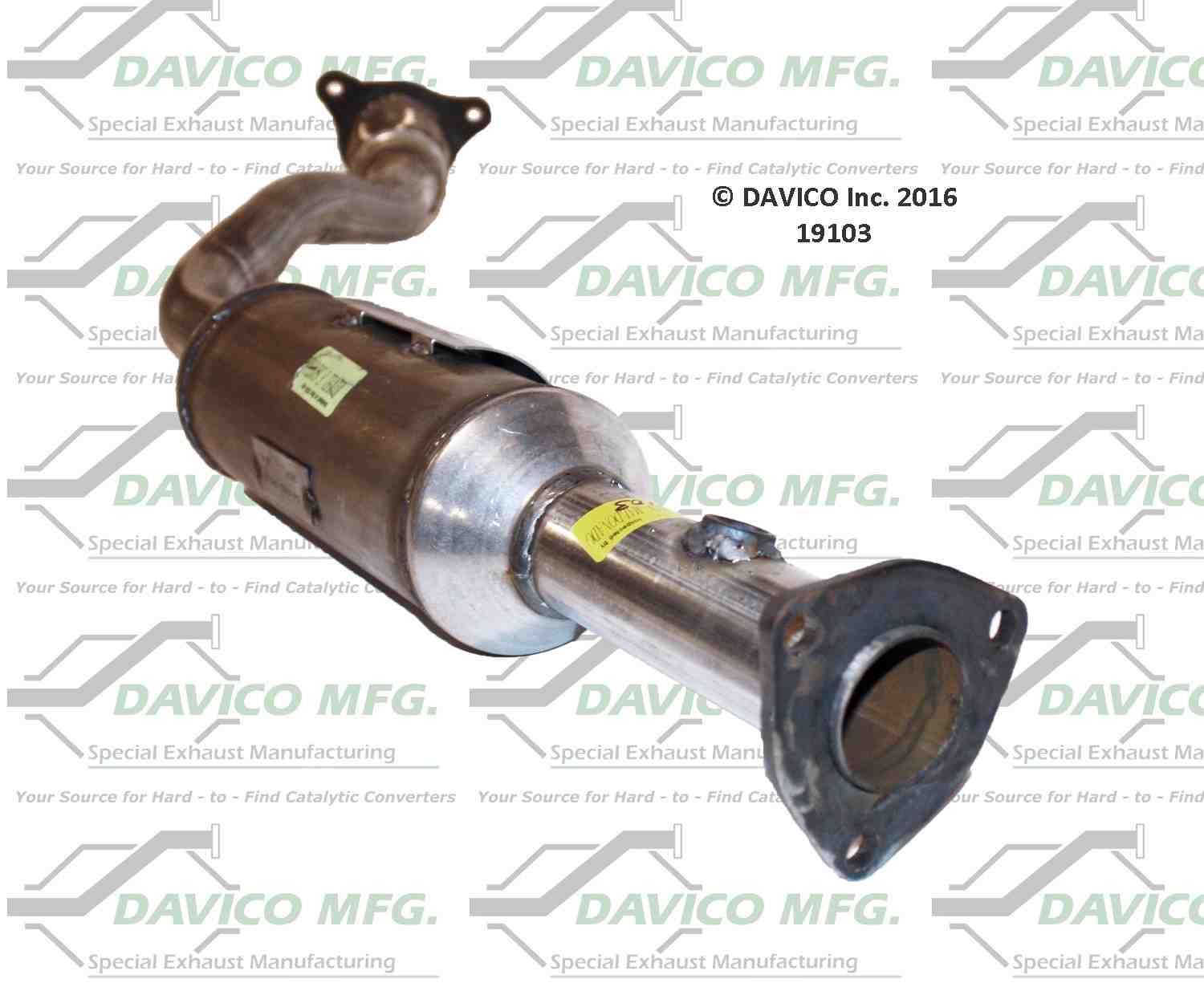 Davico Mfg Exact-Fit Catalytic Converter 19103