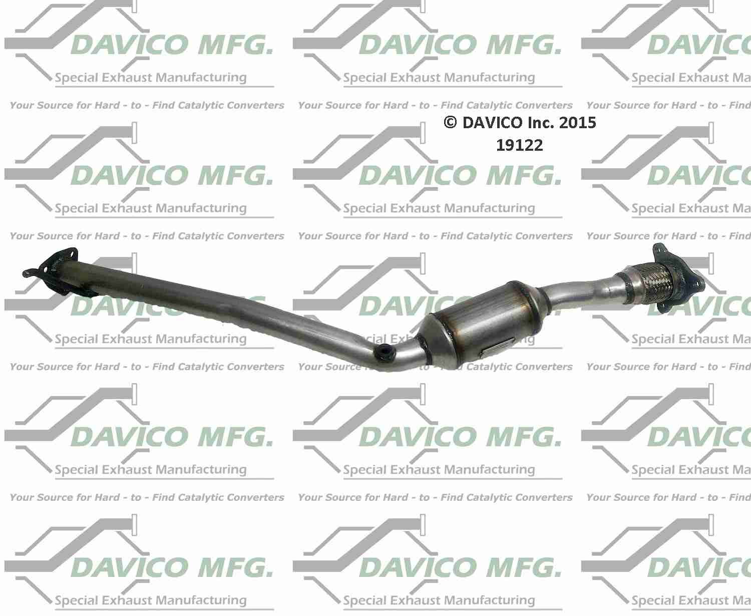 Davico Mfg Exact-Fit Catalytic Converter 19122