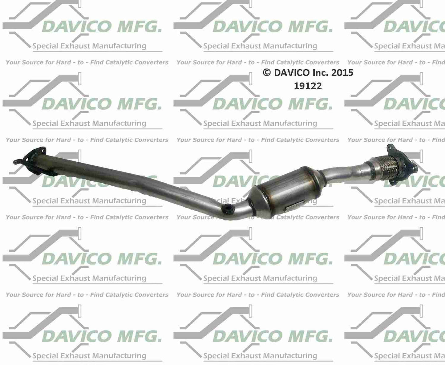 Davico Mfg Exact-Fit Catalytic Converter 19122