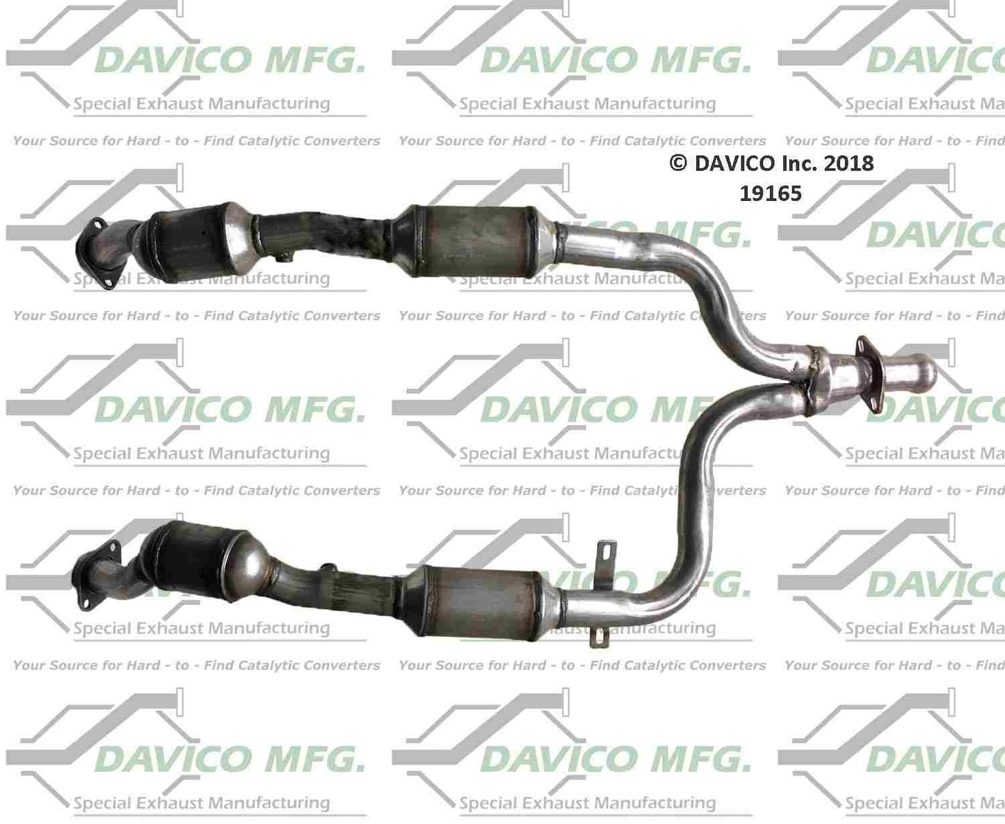 Davico Mfg Exact-Fit Catalytic Converter 19165