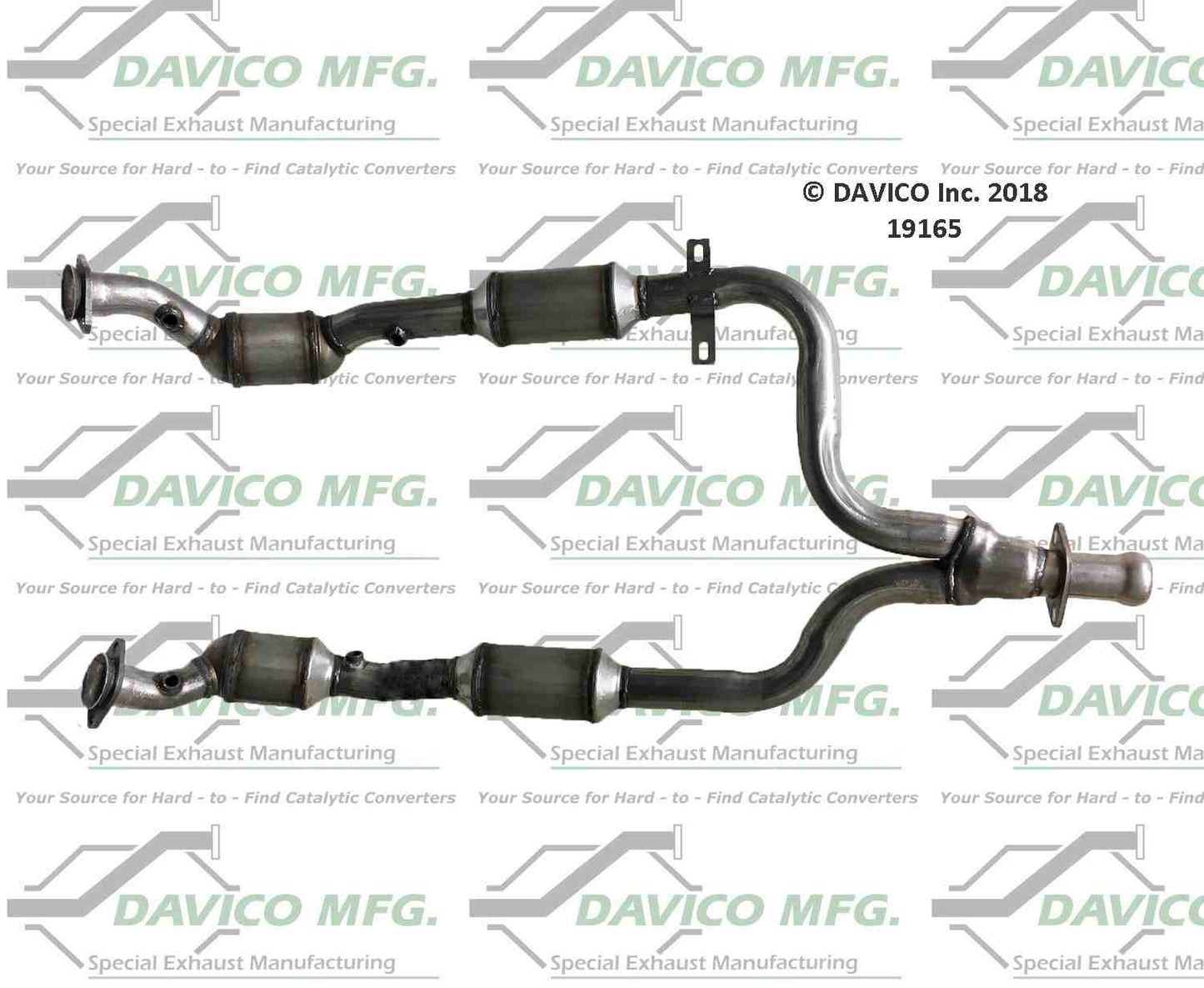 Davico Mfg Exact-Fit Catalytic Converter 19165