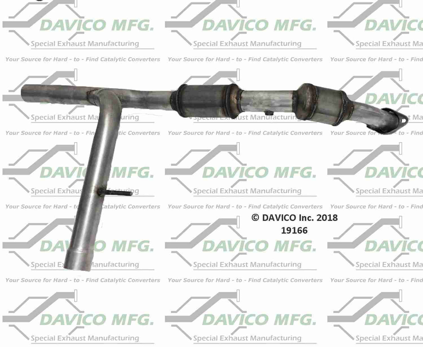 Davico Mfg Exact-Fit Catalytic Converter 19166