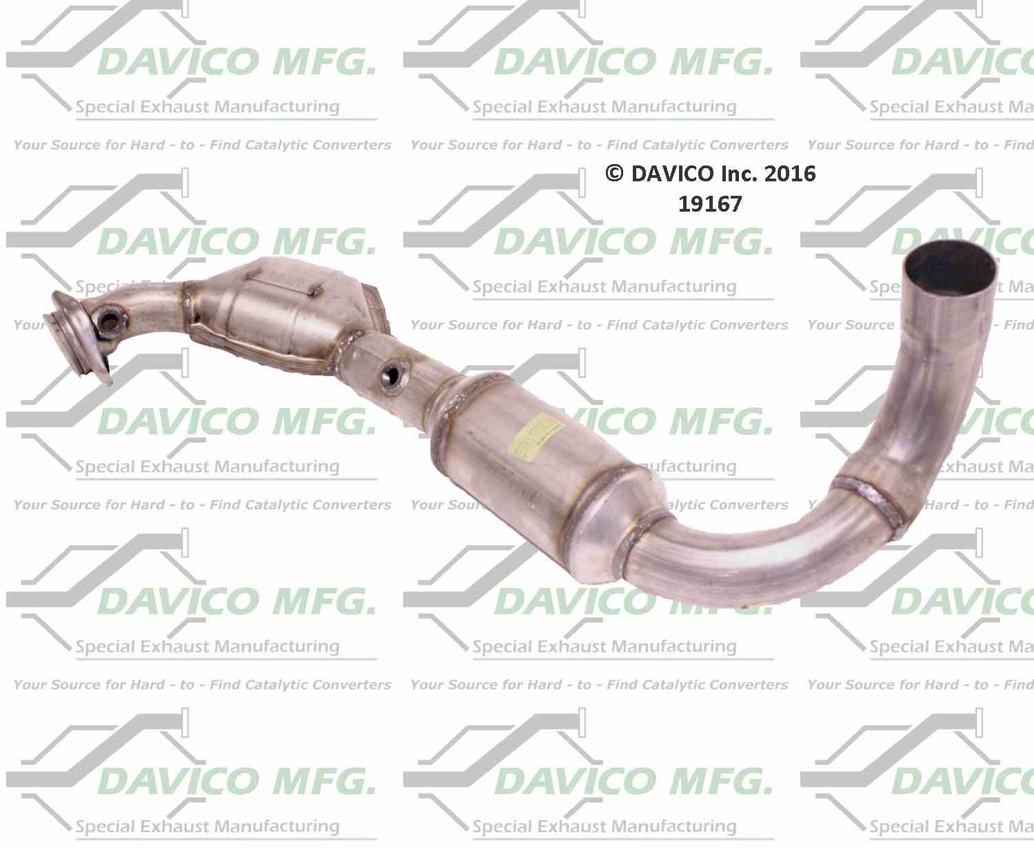 Davico Mfg Exact-Fit Catalytic Converter 19167