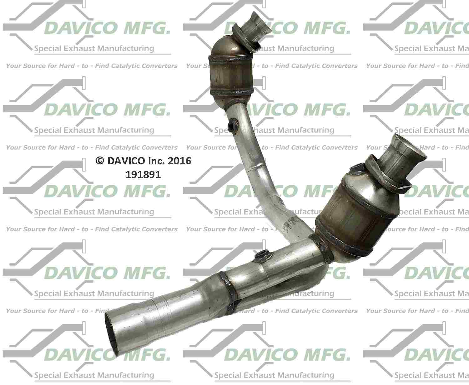 Davico Mfg Exact-Fit Catalytic Converter 191891