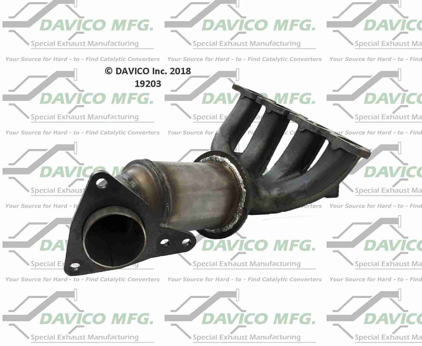 Davico Mfg Exact-Fit Catalytic Converter - Manifold 19203