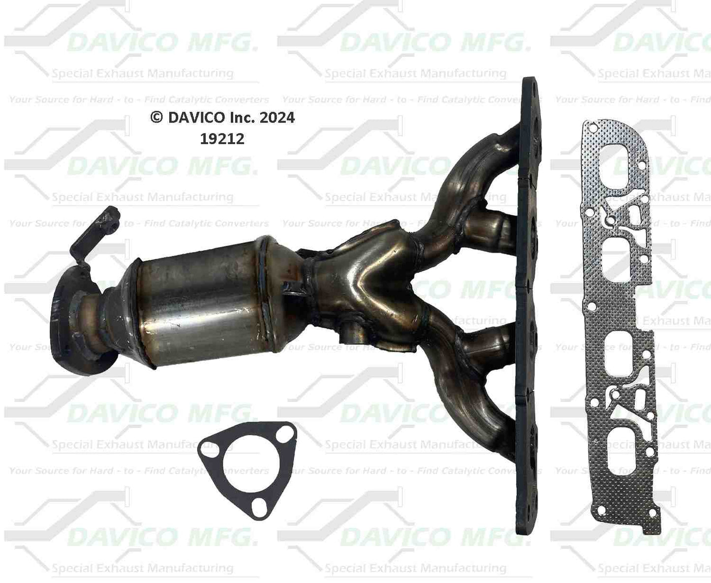 Davico Mfg Exact-Fit Catalytic Converter - Manifold 19212