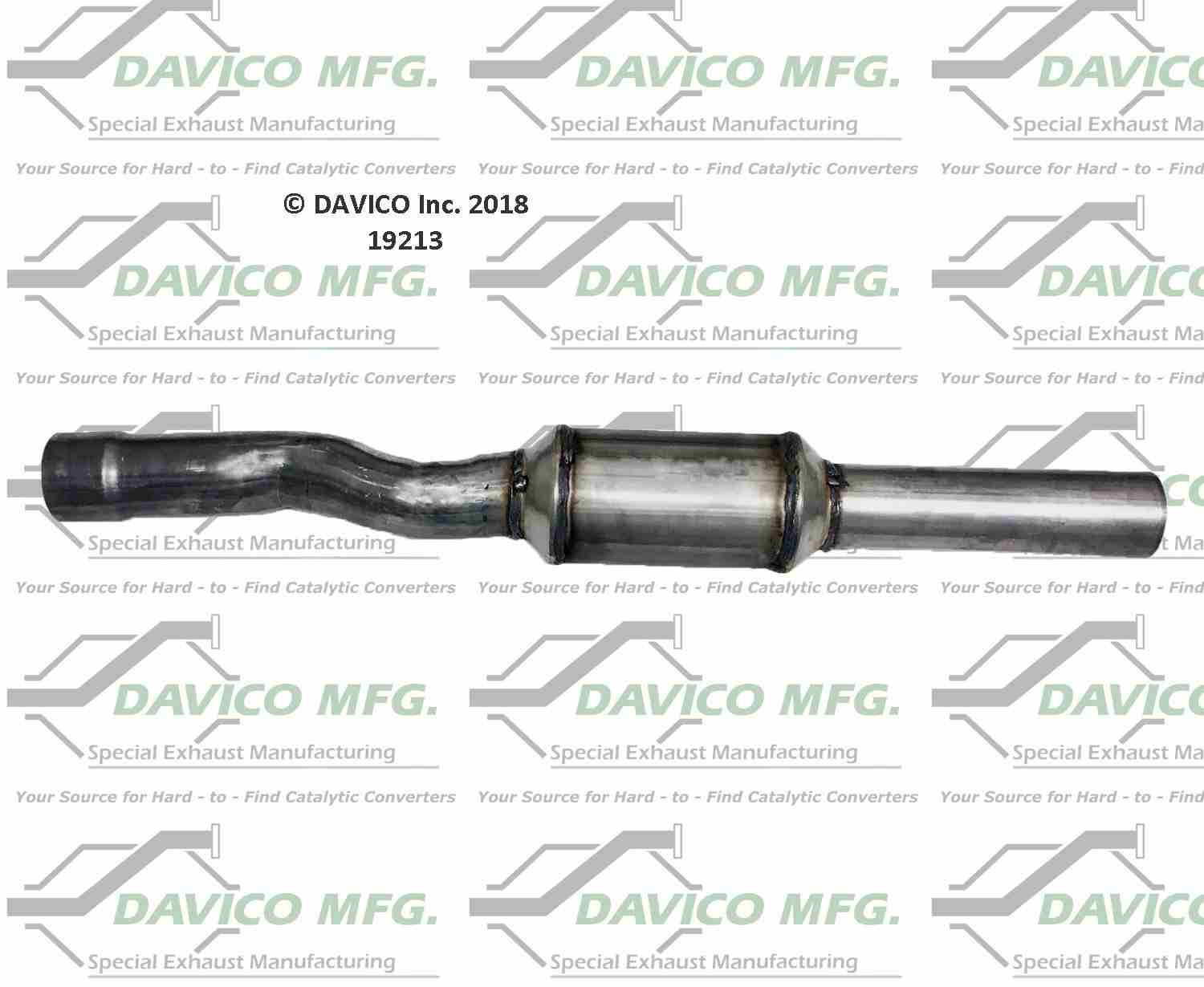 Davico Mfg Exact-Fit Catalytic Converter 19213