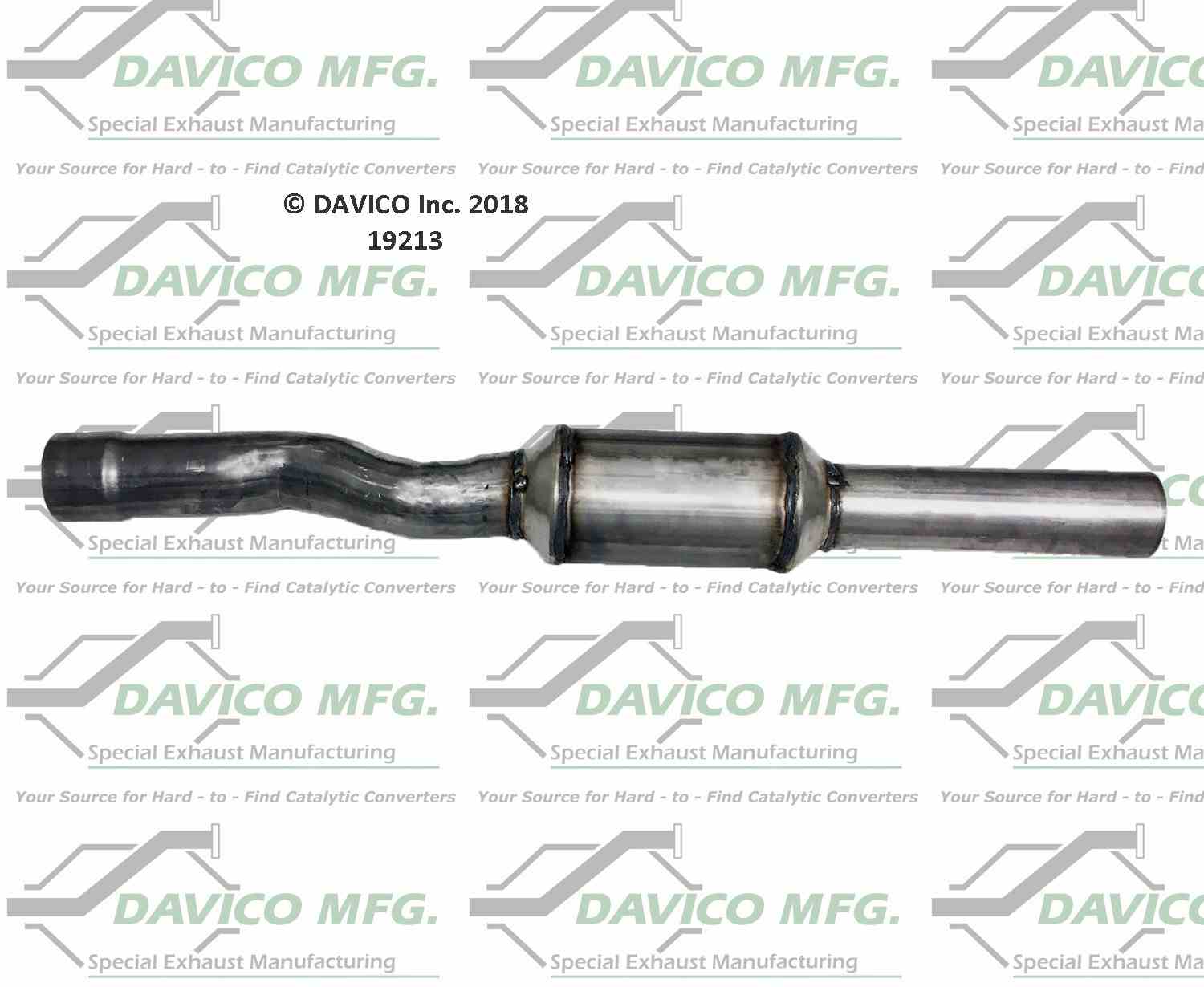 Davico Mfg Exact-Fit Catalytic Converter 19213