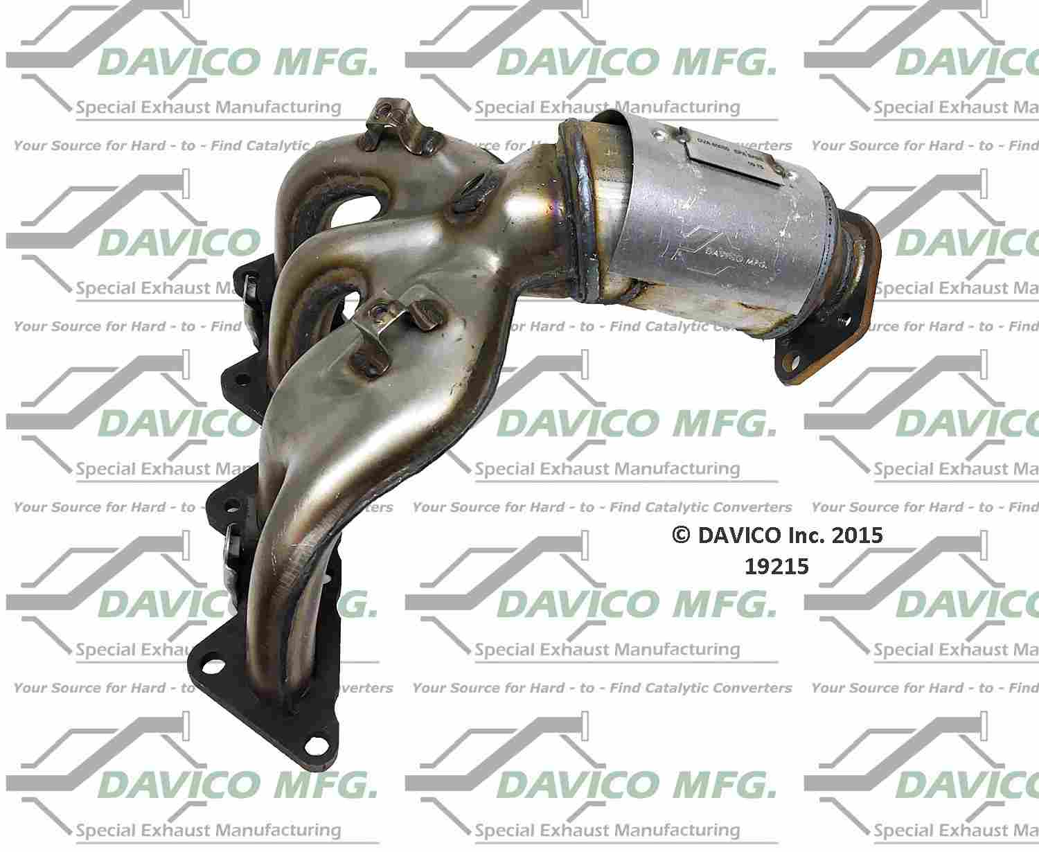 Davico Mfg Exact-Fit Catalytic Converter - Manifold 19215