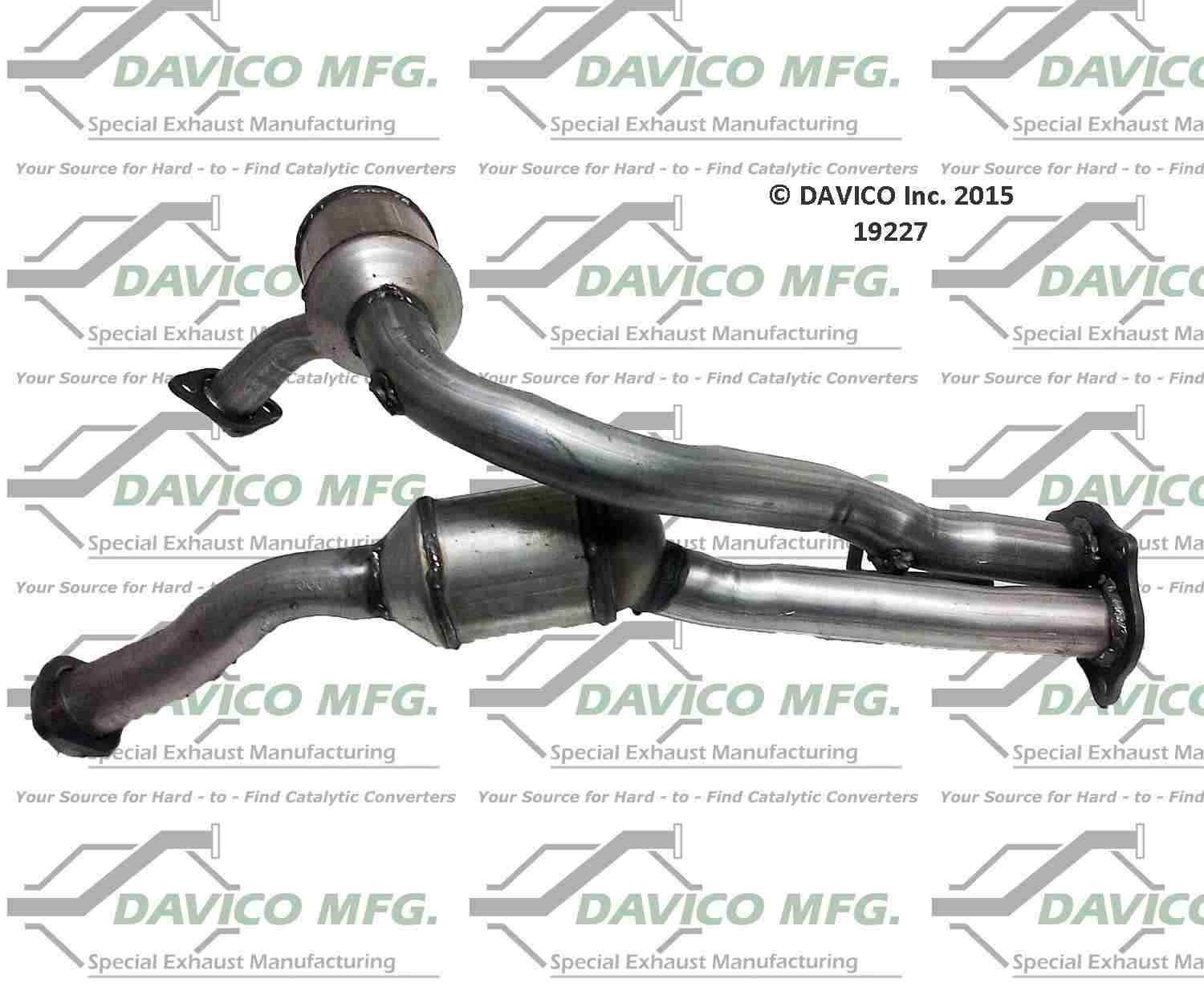 Davico Mfg Exact-Fit Catalytic Converter 19227