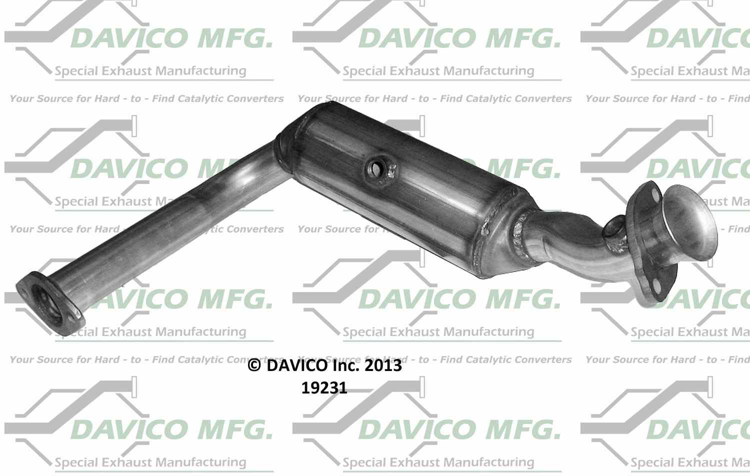 Davico Mfg Exact-Fit Catalytic Converter 19231