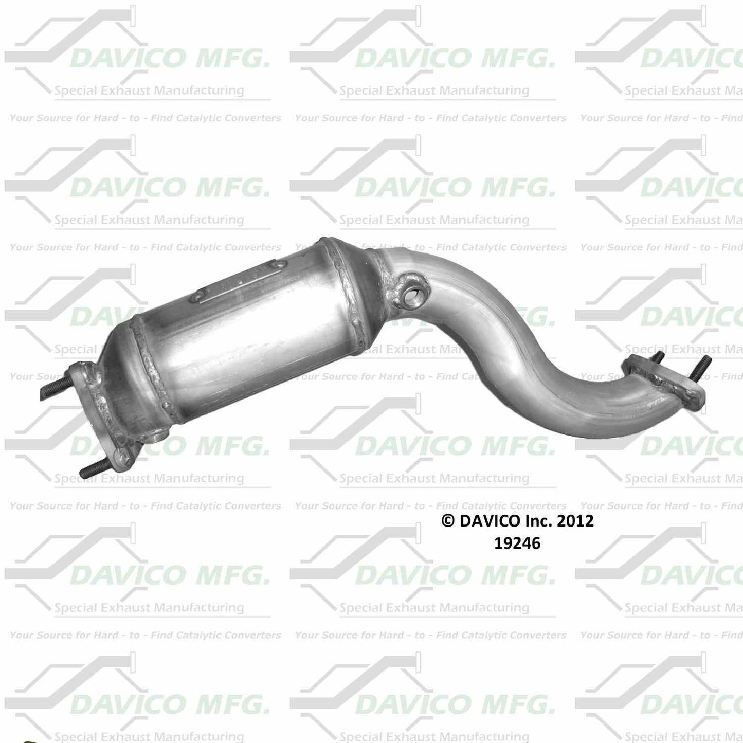 Davico Mfg Exact-Fit Catalytic Converter - Manifold 19246