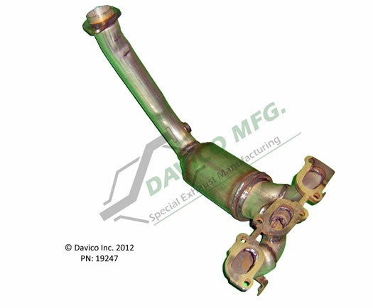 Davico Mfg Exact-Fit Catalytic Converter - Manifold 19247