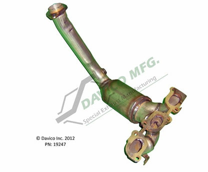 Davico Mfg Exact-Fit Catalytic Converter - Manifold 19247