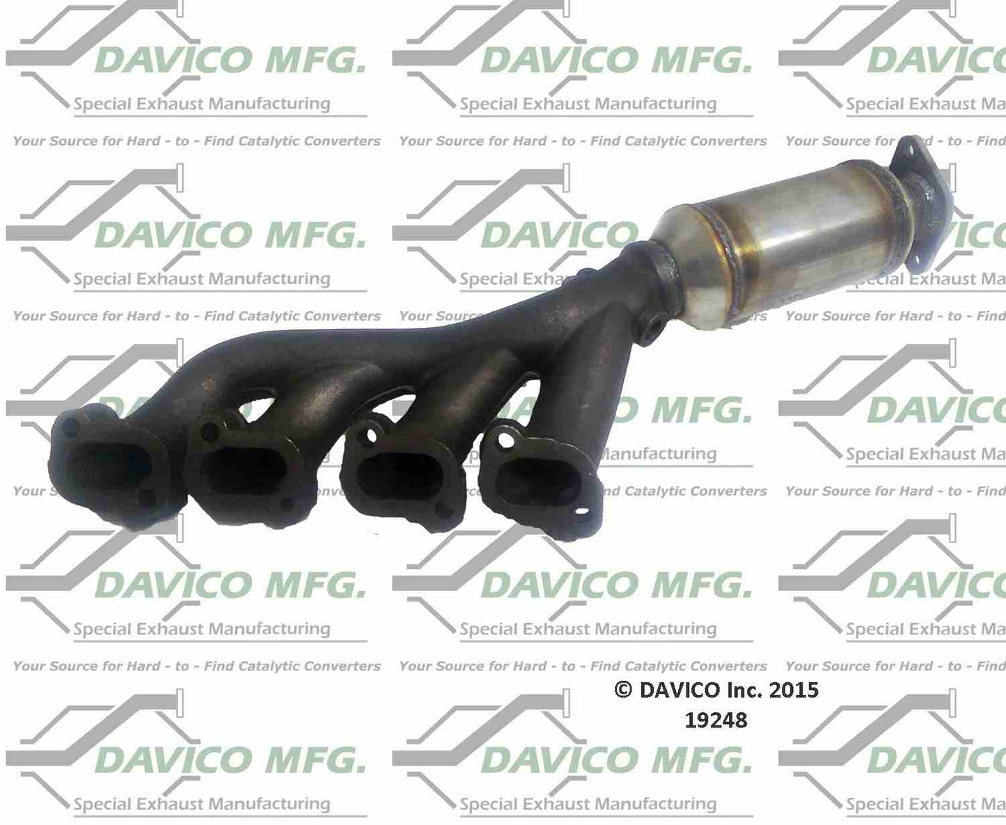 Davico Mfg Exact-Fit Catalytic Converter - Manifold 19248