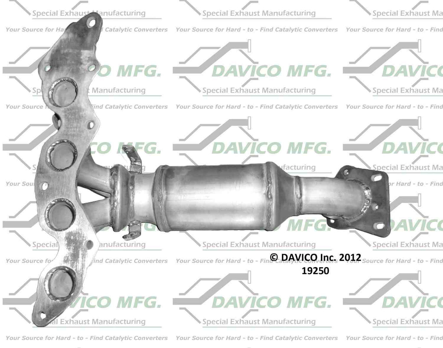 Davico Mfg Exact-Fit Catalytic Converter - Manifold 19250