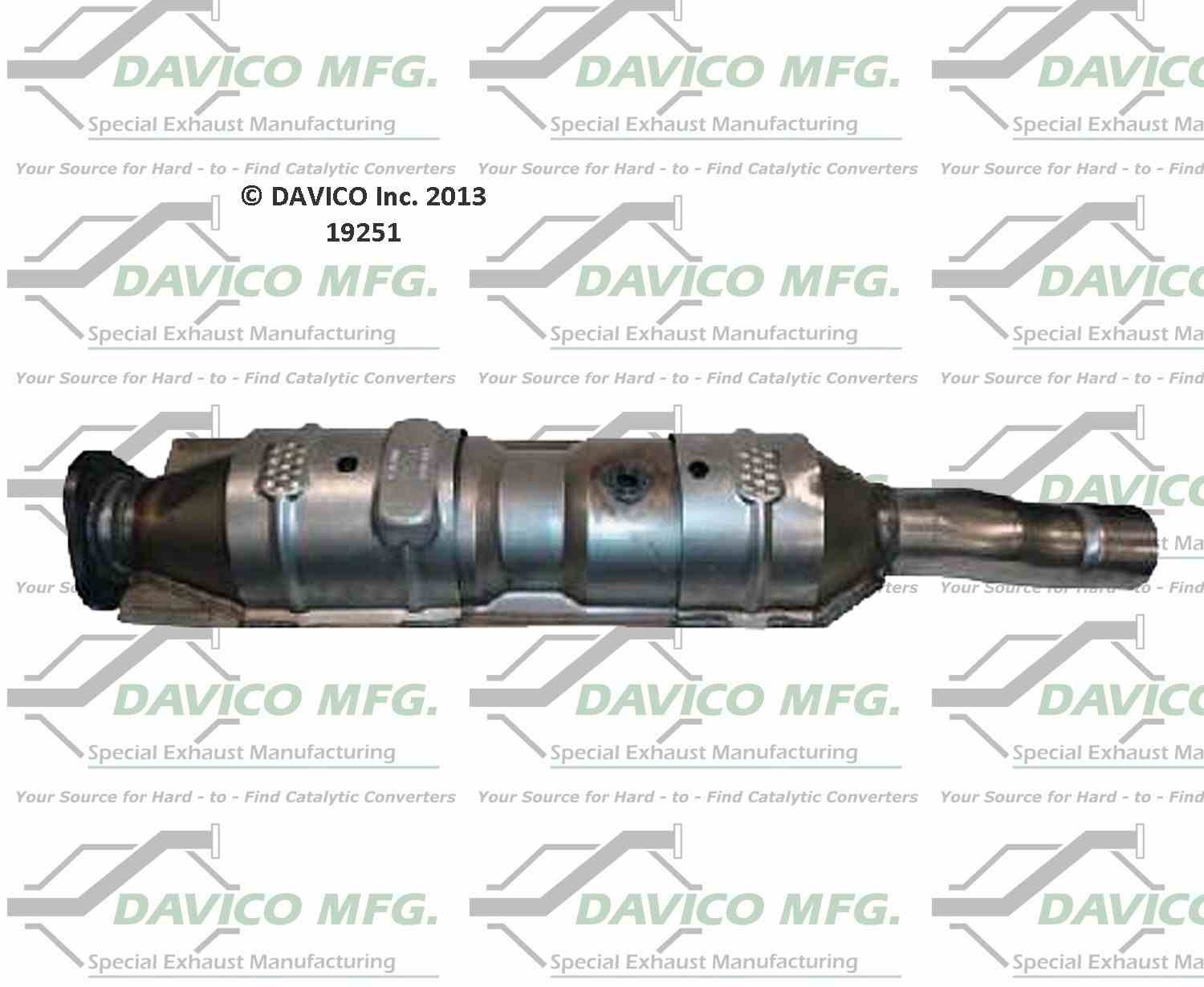 Davico Mfg Exact-Fit Catalytic Converter 19251